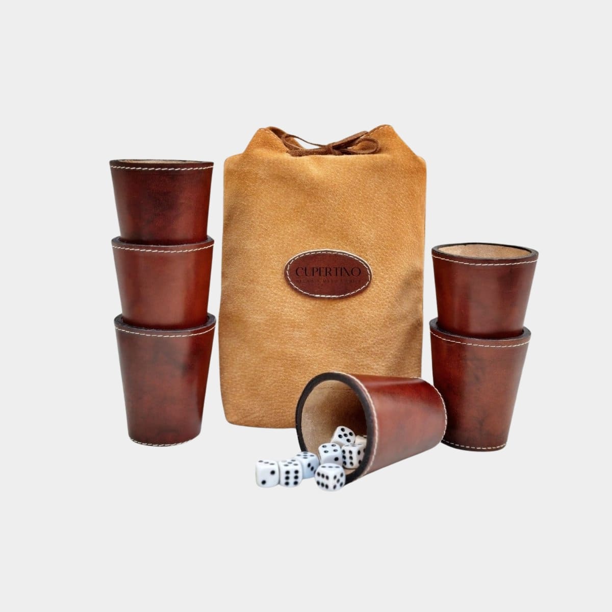 Juego de Cachos - Cupertino - Juego de cachos de cuero - Juegos de mesa -