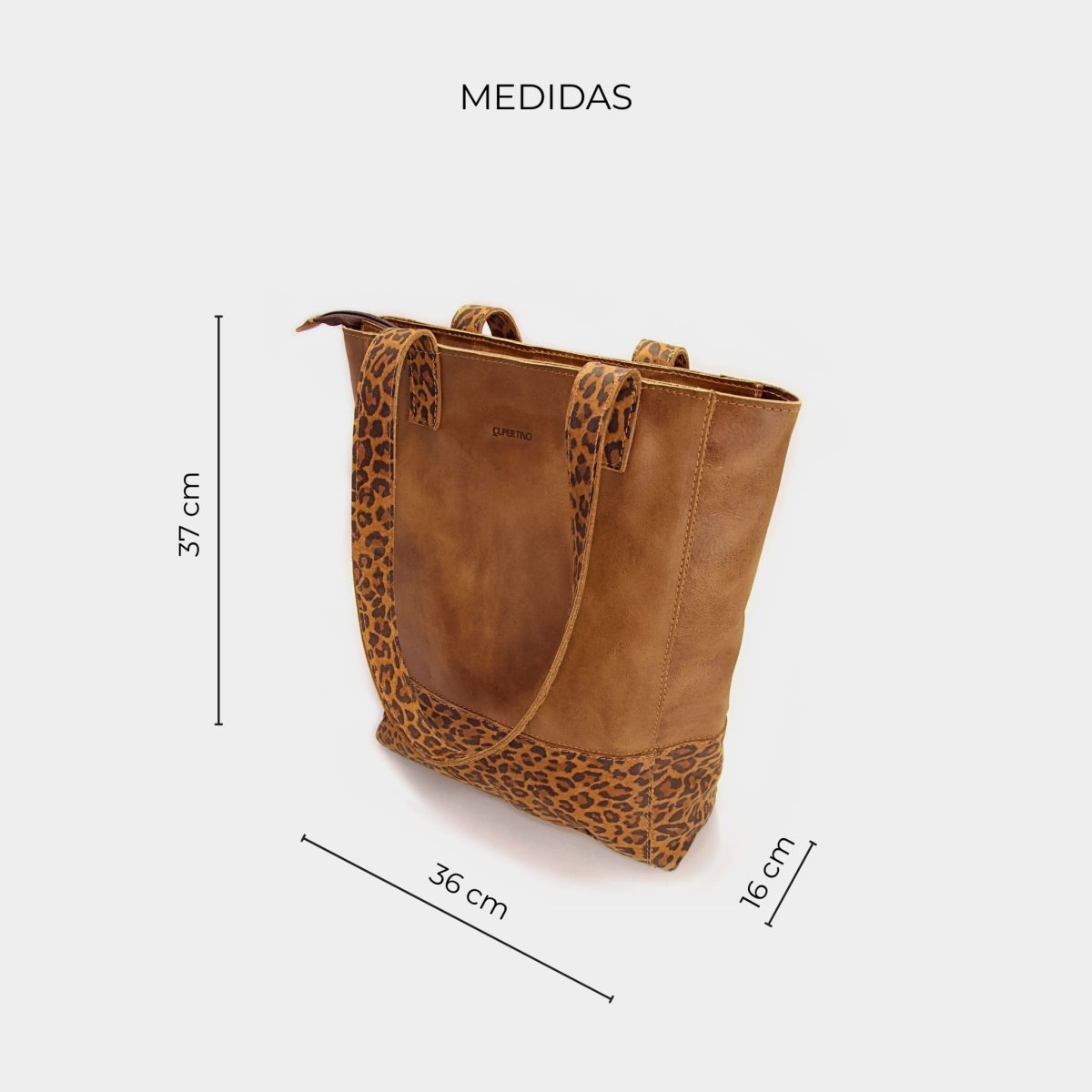 Cartera tote animal print - Cupertino - Cartera de cuero - Carteras - 