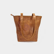 Cartera tote café - Cupertino - Cartera de cuero - Carteras - 