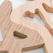 Figura Decorativa de Madera - Mujer Sentada y Gato - Cupertino - figura de madera - figura madera -
