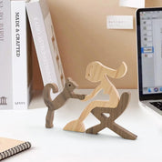 Figura Decorativa de Madera - Mujer Sentada y Gato - Cupertino - figura de madera - figura madera -