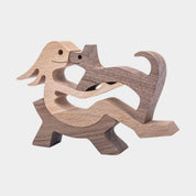 Figura Decorativa de Madera - Mujer y Gato - Cupertino - figura de madera - figura madera -