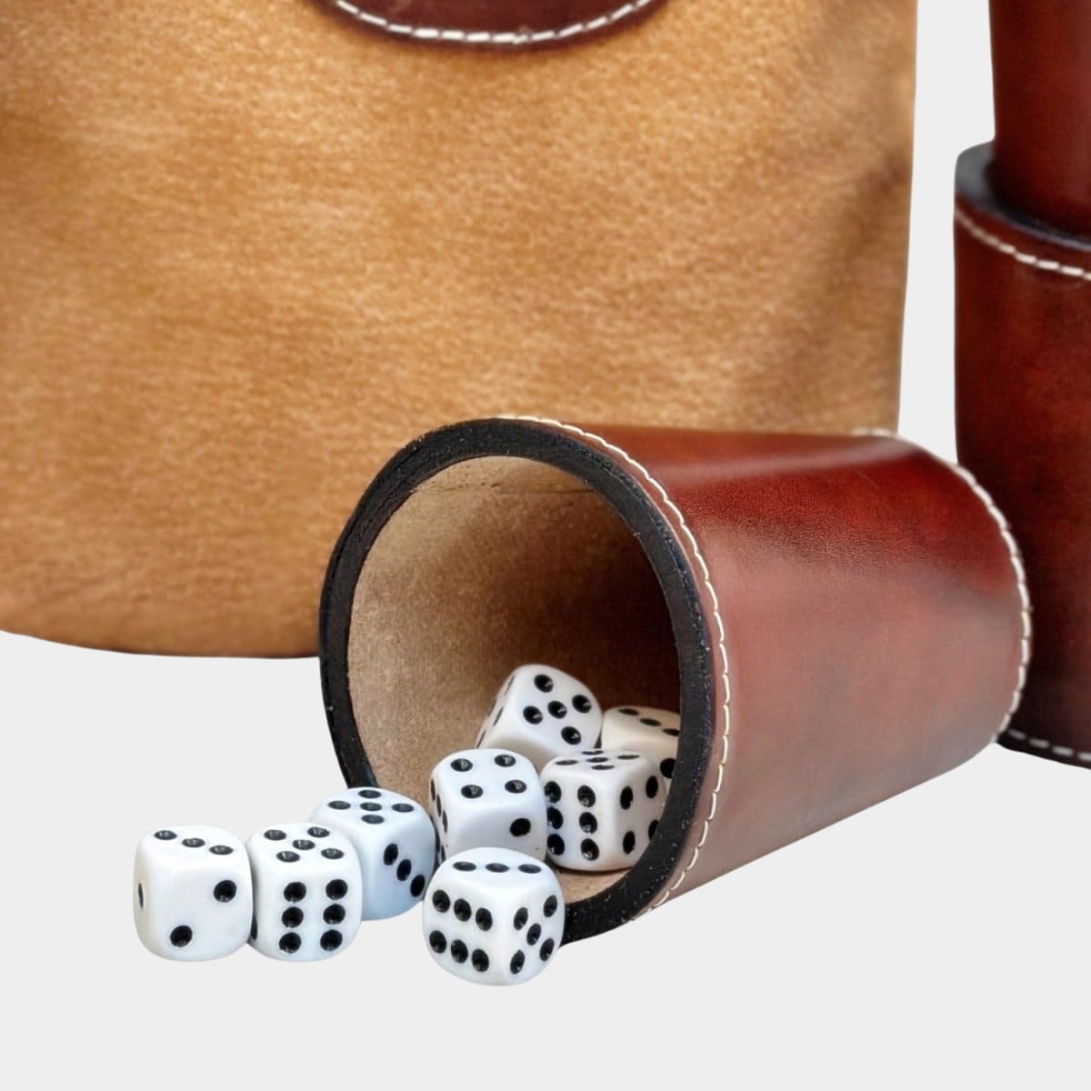 Juego de Cachos - Cupertino - Juego de cachos de cuero - Juegos de mesa - 