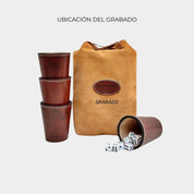 Juego de Cachos - Cupertino - Juego de cachos de cuero - Juegos de mesa - 