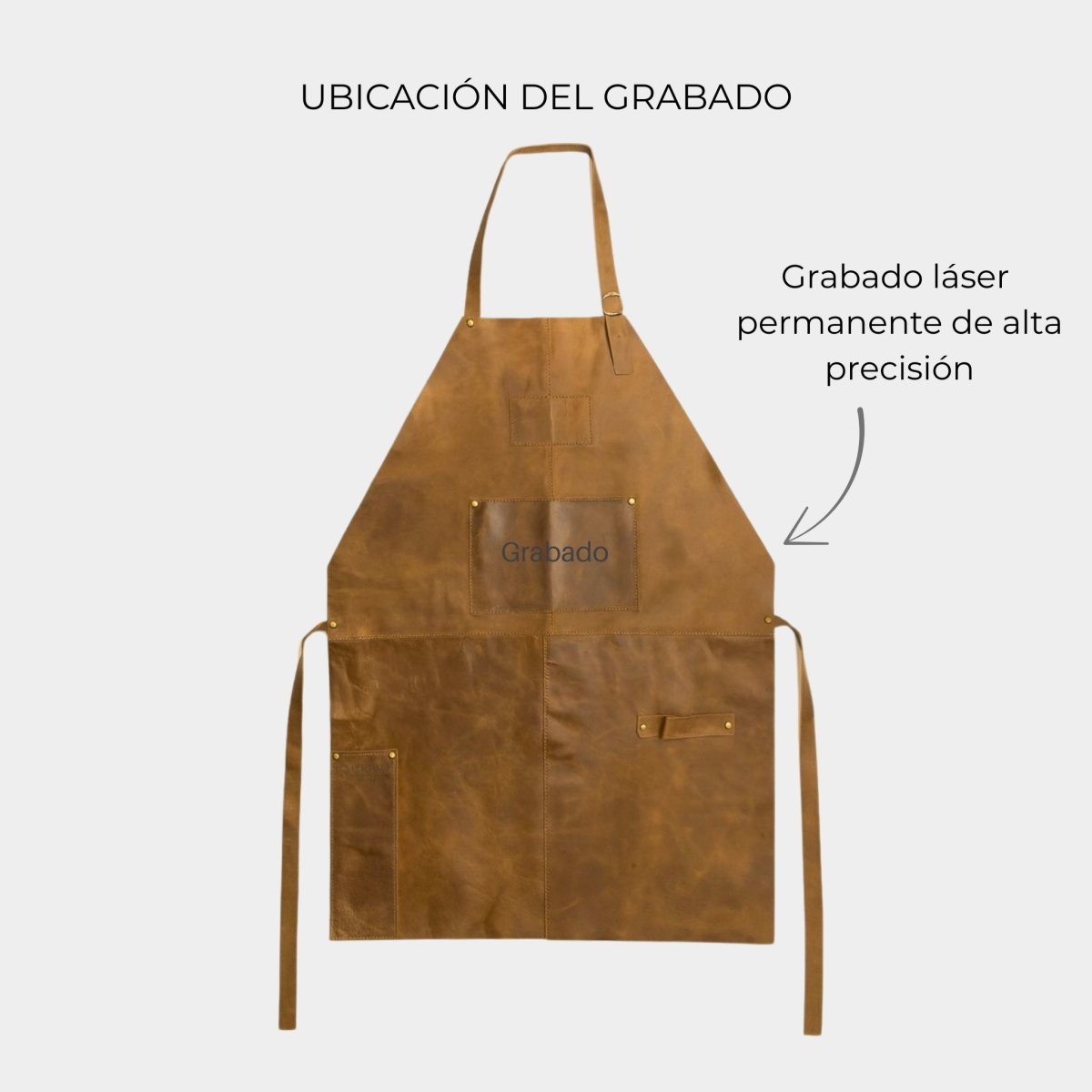 Pechera patagónica - Cupertino - Pechera de cuero - 