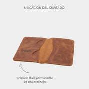 Porta pasaporte vintage - Cupertino - Porta pasaporte de cuero - Porta pasaportes - 