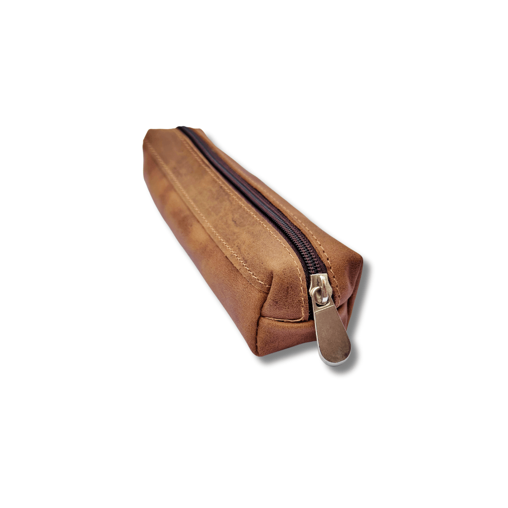 Estuche de cuero - Cupertino Chile - Estuche de lápices - Estuche de cuero -